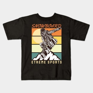 Snowboard - Extreme sports Kids T-Shirt